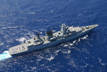 Die Fregatte Schleswig Holstein