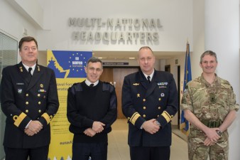 Rear Admiral Thörnqvist visited EU Naval Force Operational Headquarters in London February 2015