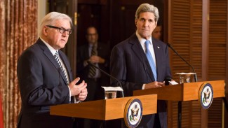 Joint press conference Steinmeier and Kerry