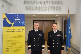 Rear Admiral Jonas Wikstrӧm (right) and Rear Admiral Cristobal Gonzalez-Aller (left) July 2016