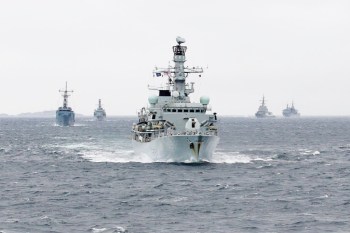 UK RN in NATO excercise Norway 2016